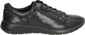 ECCO Soft 5 dames veterschoen - Zwart - Maat 37