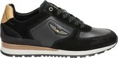 PME Legend Runner Lockplate heren sneaker - Zwart - Maat 45