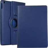 Apple iPad 10,2 2020 Book case 360 graden draaibare hoes - donkerblauw
