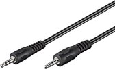 Goobay AVK 119-250 Q 2.5m audio kabel 2,5 m 3.5mm Zwart