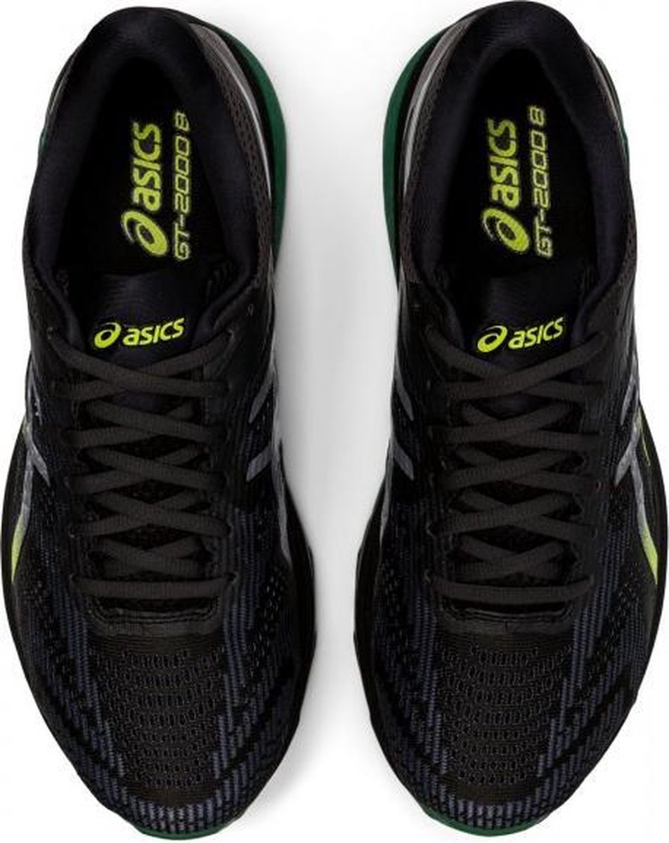 ASICS GT-2000 8 GTX Heren - Zwart / Groen - maat 44.5 | bol.com