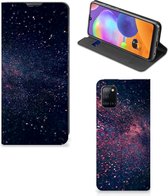Flip Cover Geschikt voor Samsung Galaxy A31 Smart Cover Hoesje Stars