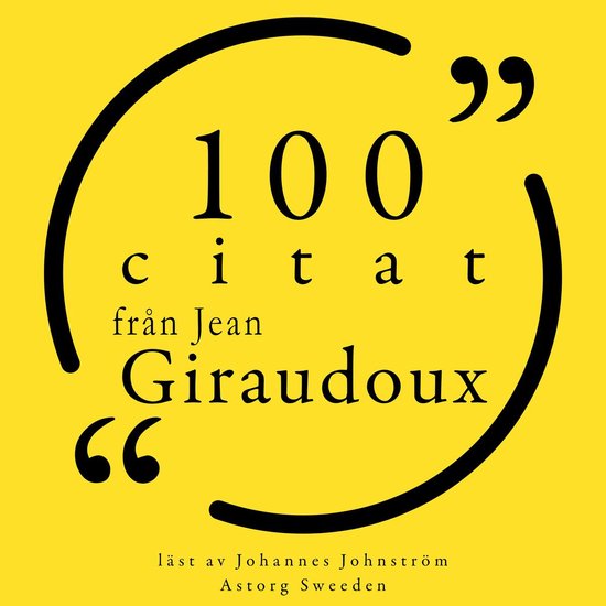 100 citat från Jean Giraudoux - cover
