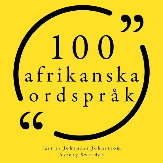 100 afrikanska ordspråk - cover