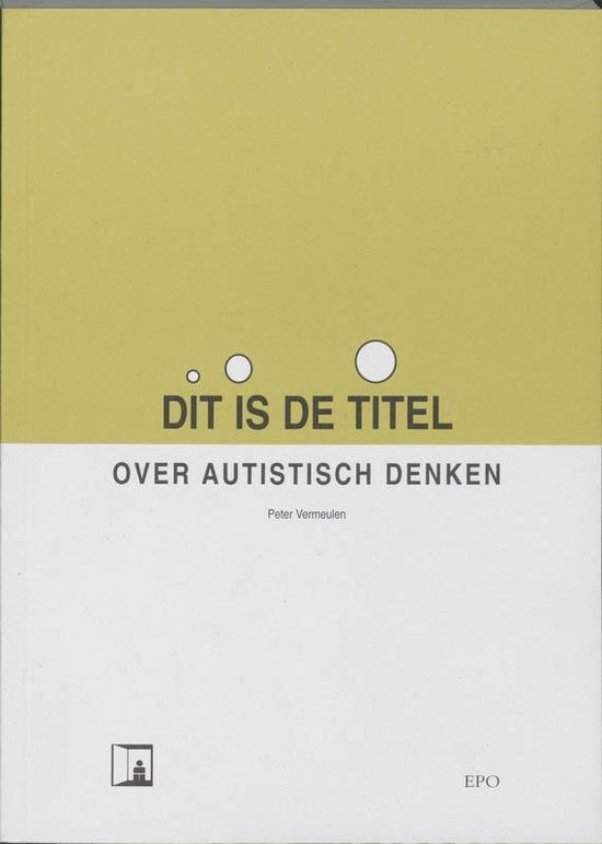Cover van het boek 'Dit is de titel' van Peter Vermeulen