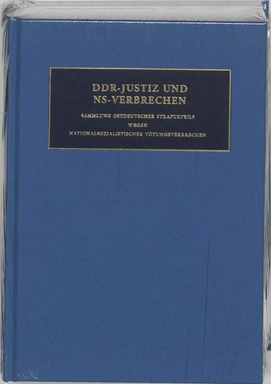 Cover van het boek 'DDR-Justiz und NS-Verbrechen / 10 Die Verfahren Nr 1523-1609 des Jahres 1948 / druk 1'