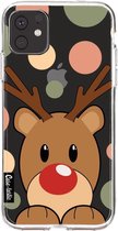 Casetastic Apple iPhone 11 Hoesje - Softcover Hoesje met Design - Rudolph Reindeer Print