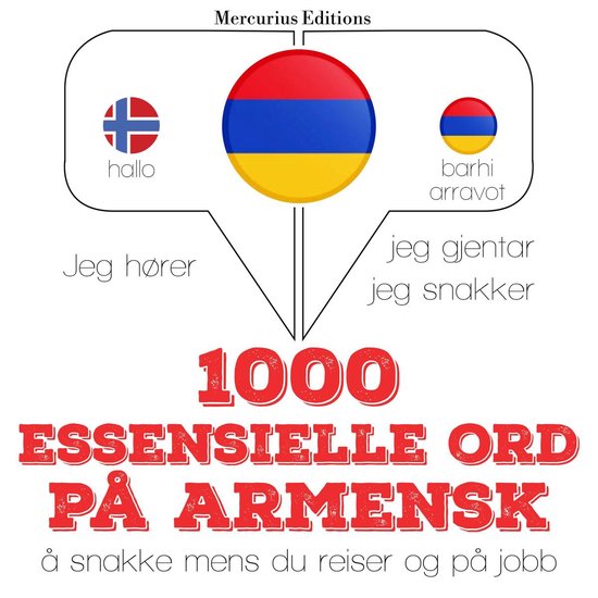 1000 essensielle ord på armensk - cover