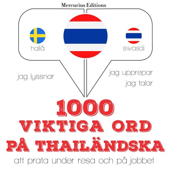 1000 viktiga ord på thailändska - cover