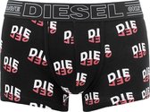 Diesel damien trunk mirror logo zwart - M