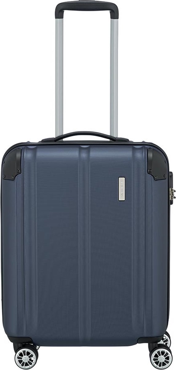 Travelite Handbagage Harde Koffer / Trolley / Reiskoffer - 55 x 40 x 20 cm - City - Blauw