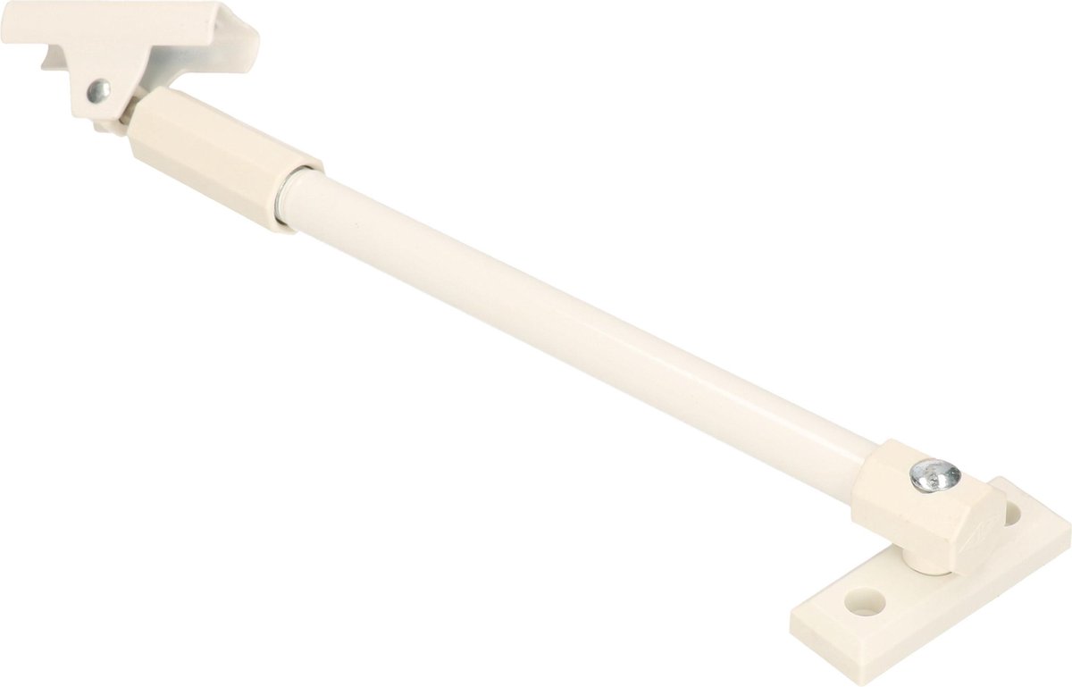 1x Raamuitzetters / tele-uitzetters wit telescopisch - 30 cm - Raambeslag - Teleraamuitzetters
