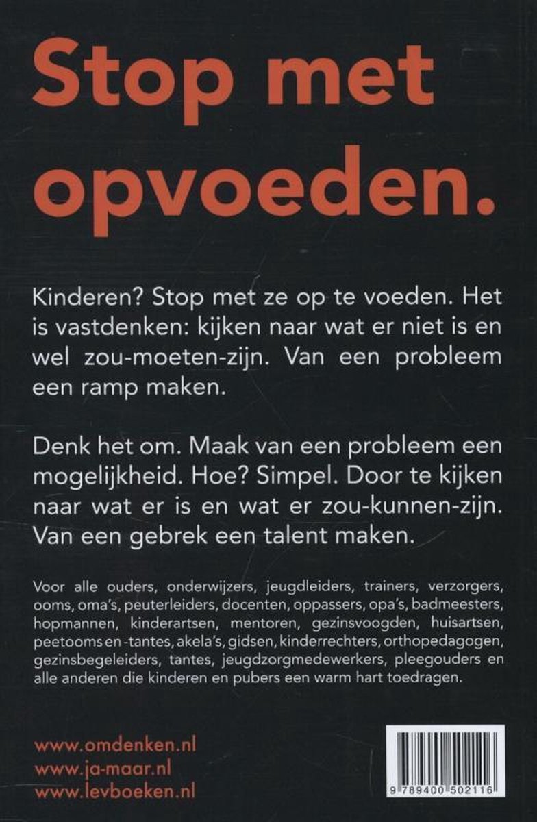 Lastige kinderen? Heb jij even geluk - back cover