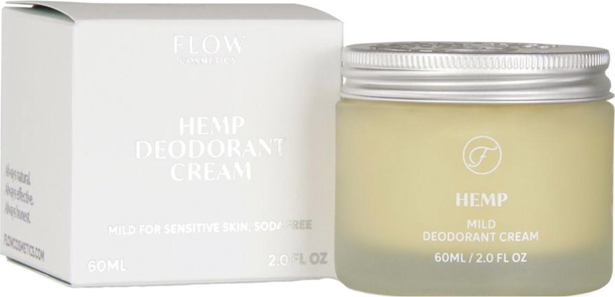 Flow - Hemp Mild Deodorant Cream - 60 ml
