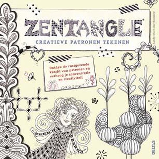 Cover van het boek 'Zentangle, creatieve patronen tekenen' van Sandy Steen Bartholomew