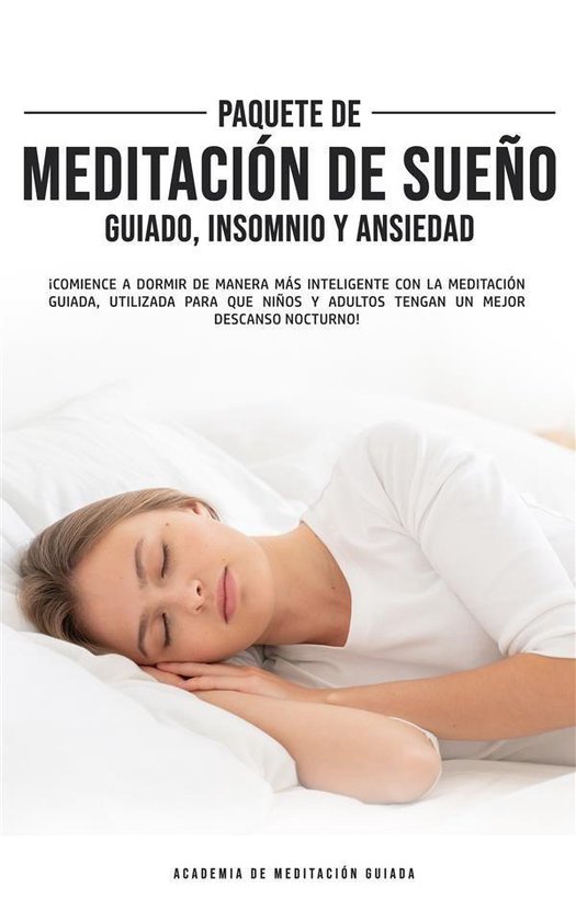 Paquete de meditación de sueño guiado, insomnio y ansiedad - cover