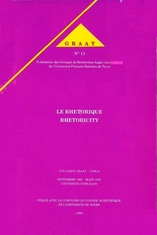 GRAAT - La rhétorique – Rhetoricity - cover