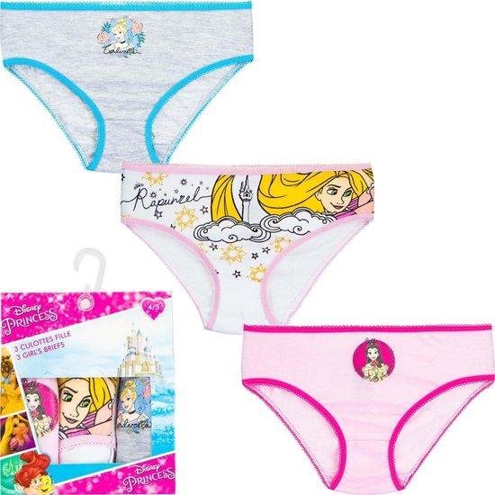 Disney Princess - Slip - 3 paires - taille 116-122