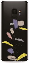 Casetastic Samsung Galaxy S9 Hoesje - Softcover Hoesje met Design - Winter Leaves Print