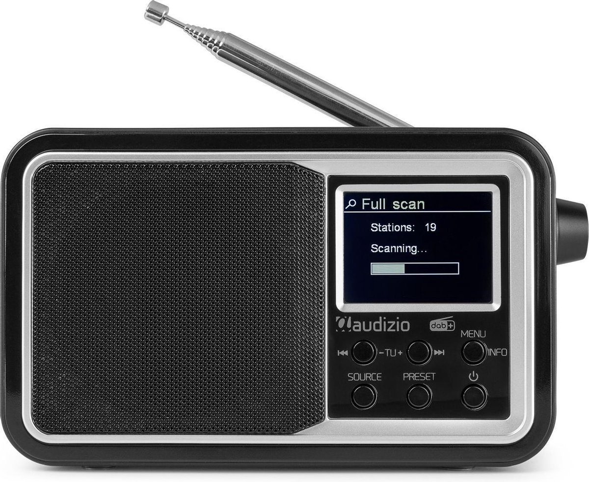 Draagbare DAB radio met Bluetooth Audizio Anzio Ideaal