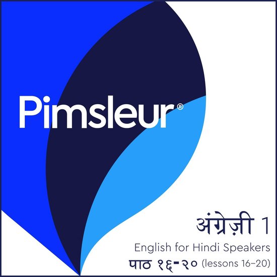 Pimsleur Digital- Pimsleur English for Hindi Speakers Level  ... - cover