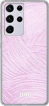 6F hoesje - geschikt voor Samsung Galaxy S21 Ultra -  Transparant TPU Case - Pink Slink #ffffff