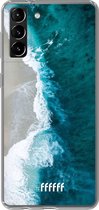 6F hoesje - geschikt voor Samsung Galaxy S21 -  Transparant TPU Case - Beach all Day #ffffff