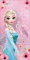 Frozen strandhanddoek - handdoek - Elsa - roze - 70 x 140 cm