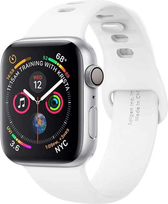 Spigen Air Fit Armband voor Apple Watch 42mm/44mm - wit | bol.com