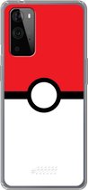 6F hoesje - geschikt voor OnePlus 9 Pro -  Transparant TPU Case - Pokeball #ffffff