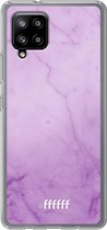6F hoesje - geschikt voor Samsung Galaxy A42 -  Transparant TPU Case - Lilac Marble #ffffff