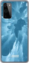 6F hoesje - geschikt voor OnePlus 9 Pro -  Transparant TPU Case - Ice Stalactite #ffffff