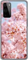 6F hoesje - geschikt voor OnePlus 9 Pro -  Transparant TPU Case - Cherry Blossom #ffffff