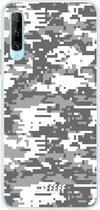 6F hoesje - geschikt voor Honor 9X Pro -  Transparant TPU Case - Snow Camouflage #ffffff