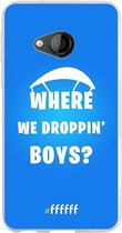 6F hoesje - geschikt voor HTC U Play -  Transparant TPU Case - Fortnite - Where We Droppin' Boys #ffffff