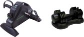Tunturi - Fitness Set - Cardio Mini Bike - Stoelfiets & Verstelbare Dumbbellset 12,5 kg