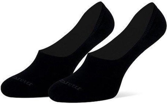 Marcmarcs 2-paar invisible sneaker sokjes - 46 - Zwart