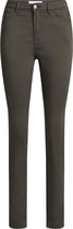 WE Fashion Dames high rise skinny fit broek met stretch