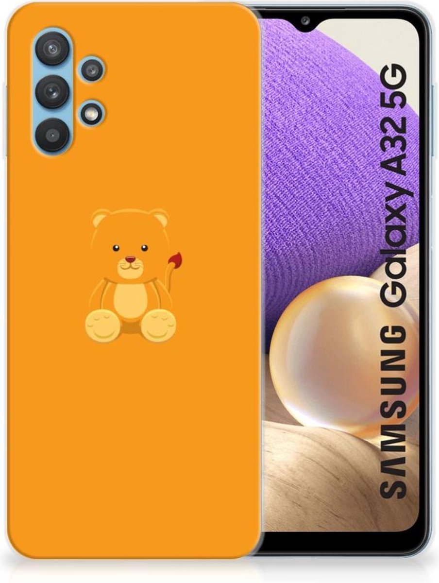 Samsung Galaxy A32 5G Telefoonhoesje met Naam Baby Beer
