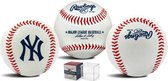 Rawlings MLB Original Team Logo Honkbal - Incl. BallQube Display - NY Yankees - 9 inch