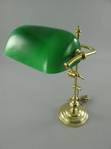 bureaulamp Bankierslamp - Messing - Goed - 50 cm hoog