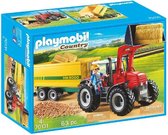 Playmobil 70131 Country Tractor Met Aanhangwagen