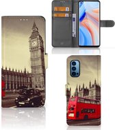 Mobiel Bookcase OPPO Reno 4 Pro 5G Smartphone Hoesje Londen