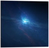 Dibond - Blauwe Lucht  - 50x50cm Foto op Aluminium (Wanddecoratie van metaal)