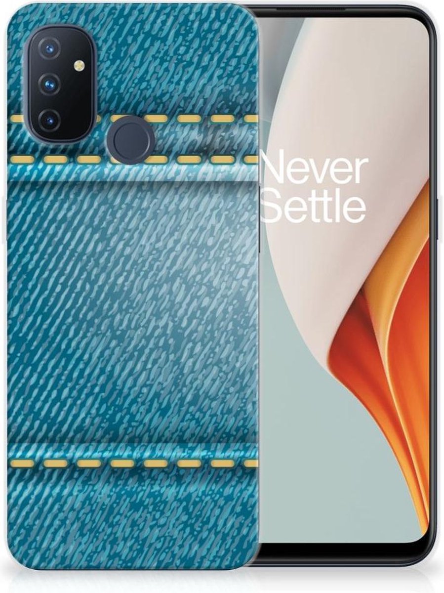 OnePlus Nord N100 Silicone Back Cover Jeans