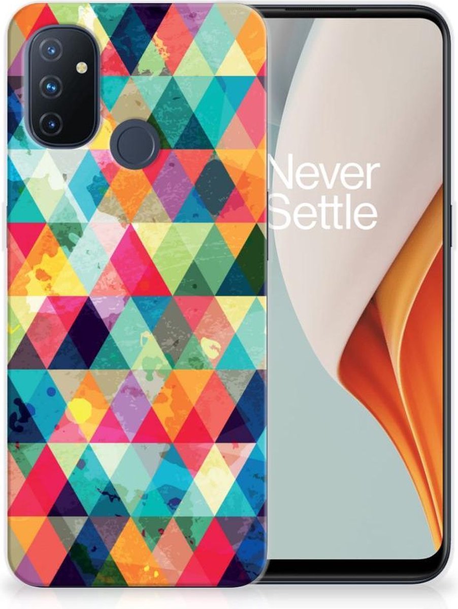 OnePlus Nord N100 TPU bumper Geruit