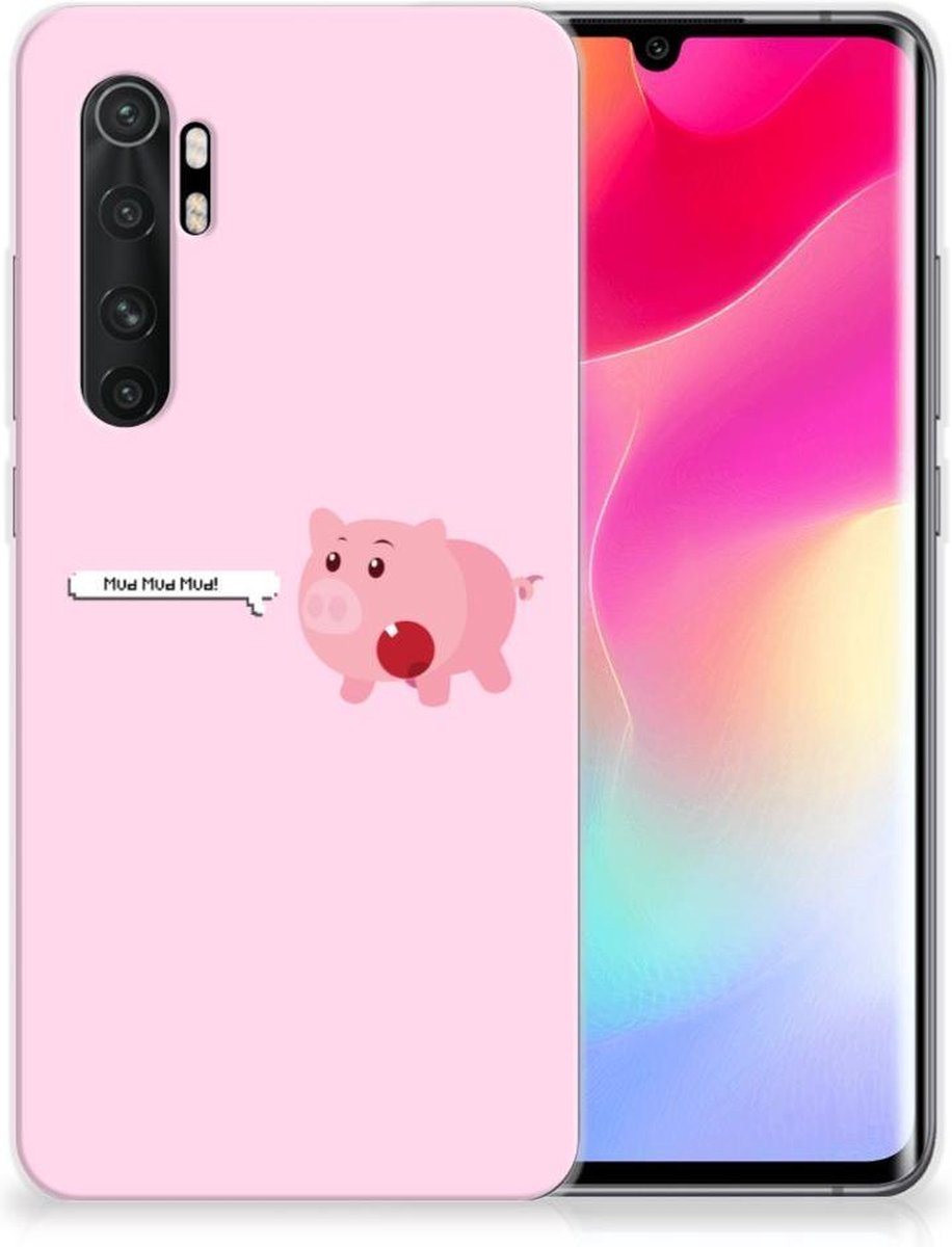 Xiaomi Mi Note 10 Lite Telefoonhoesje met Naam Pig Mud