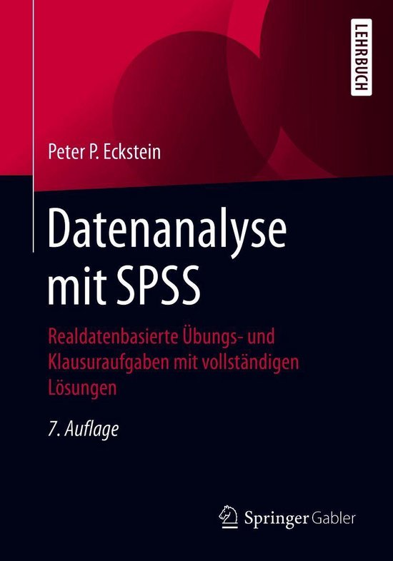 Business and Economics (German Language) - Datenanalyse mit  ... - cover