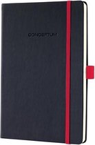 Sigel SI-CO662 Notitieboek Conceptum RED Edition Hardcover A5 Zwart Geruit