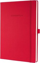 Sigel SI-CO645 Notitieboek Conceptum Pure Rood A4 194blz Gelijnd